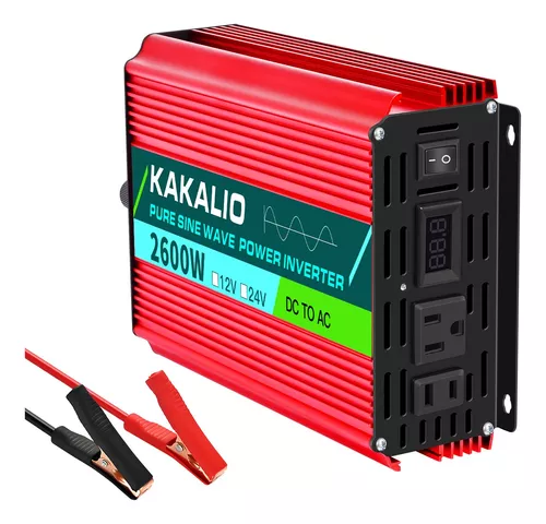 Inversor De Onda Sinusoidal Pura 2600w 12v/110v