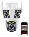 4k Cámara De Vigilancia Exterior Wifi Tres Pantallas Zoom 5x