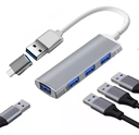 Adaptador Usb Gitifo Multi Usb Conector Usb Hub Adaptador 4 En 1 Multi Puert